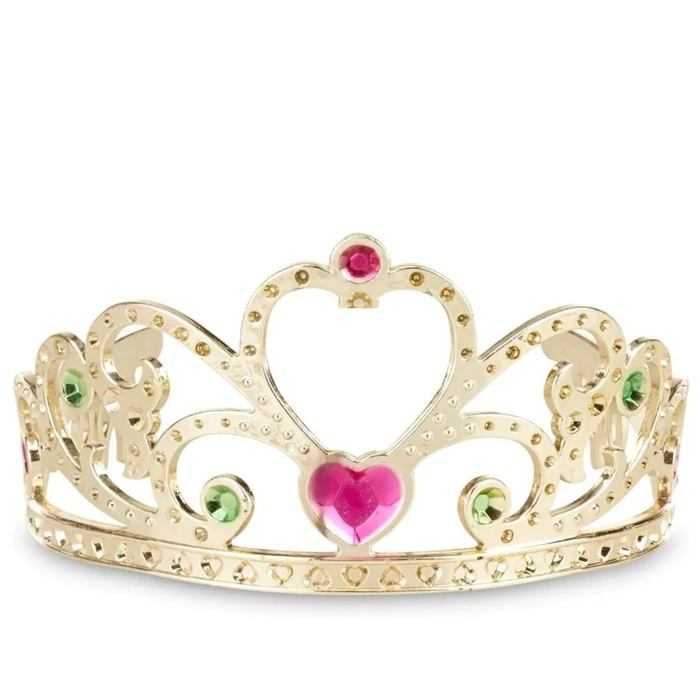 Melissa & Doug Dress-Up Tiaras for Costume Role Play Set 4 pc